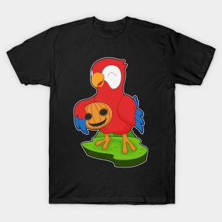 Parrot Halloween Pumpkin T-Shirt